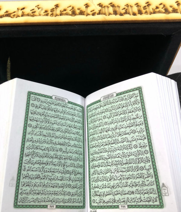 Kleine Koran-Quran Truhe Mekka-Kaaba